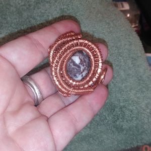Wire wrapped pendants